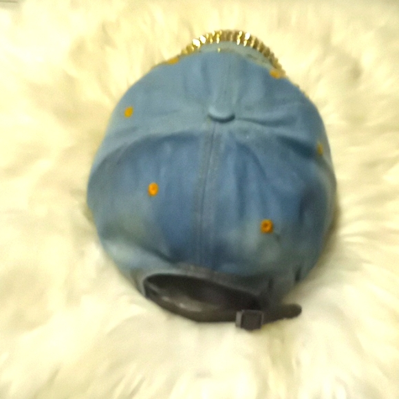 VIP Gold Bling 💎 Denim Baseball Cap - Picture 4 of 12
